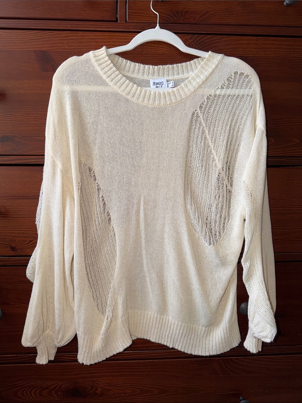 Princess Polly Wendy Oversized Open-Knit Crew Sweater - Picture 2 of 7